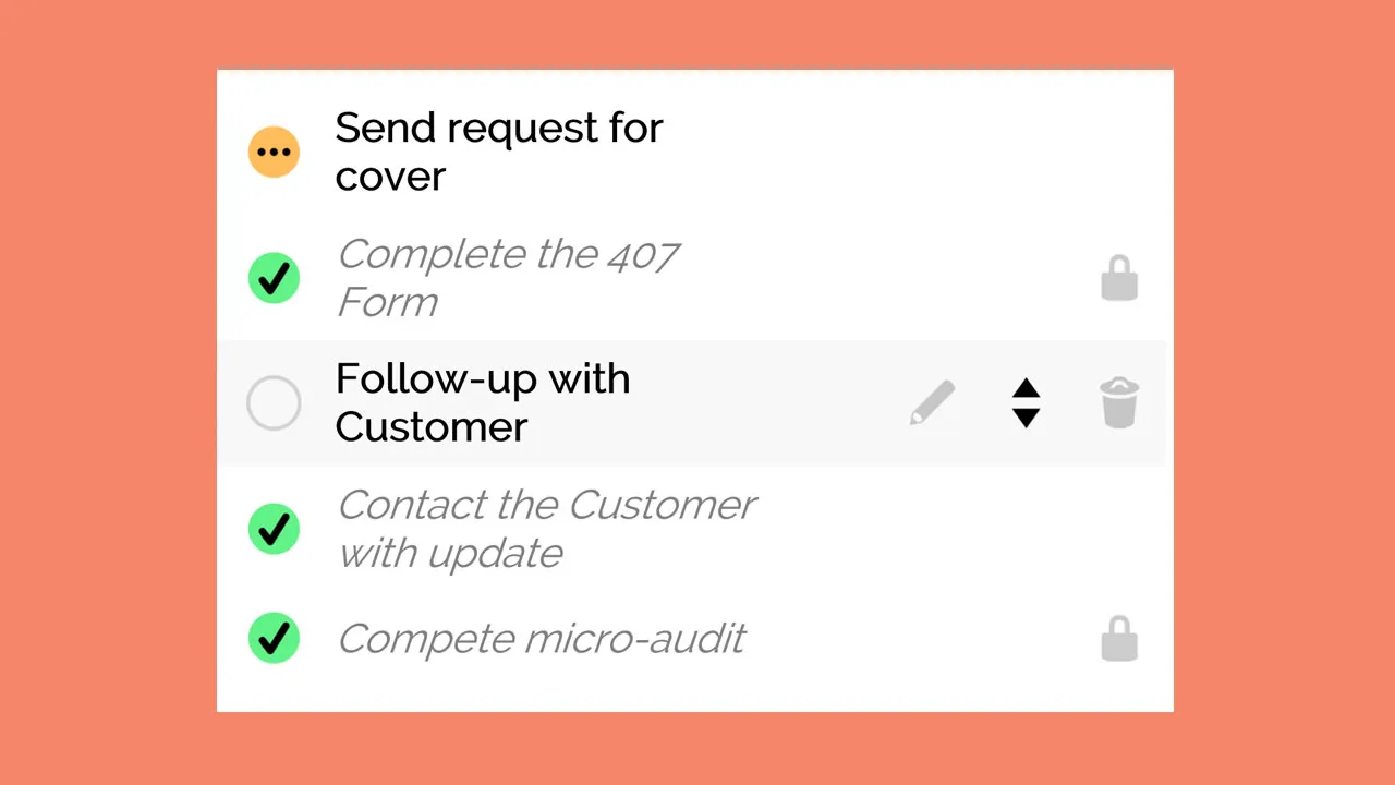 D365 Checklists screenshot