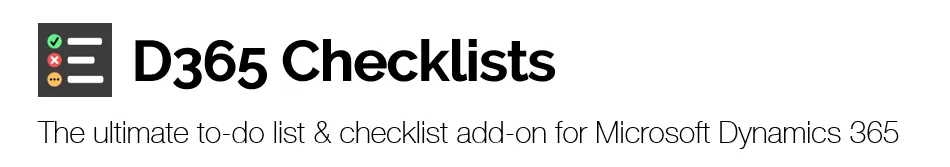 D365 Checklists title card